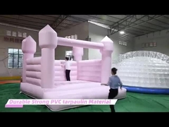 Inflatable Beige Bouncy Castle Bouncing Castle Commercial UV Resistant