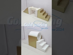 Pastel Soft Play Equipment Set Preschool center soft play foam mat ball pit kids