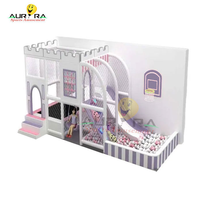 Outdoor Indoor Children Indoor Soft Play Equipment Commercial Pink For Playground