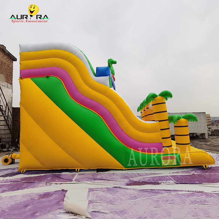 Yellow All Ages Commercial Inflatable Slide Customized For School Events Fun And Safe
