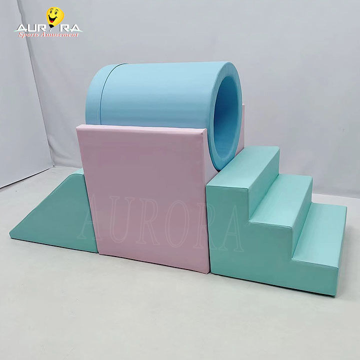 Pastel Baby Soft Play Climbing Blocks For Party Rental Custom Soft Play Equipment