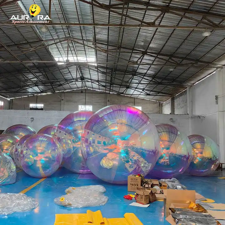 Event Decoration Sphere Inflatable Mirror Balloon Spheres Wedding Laser Disco