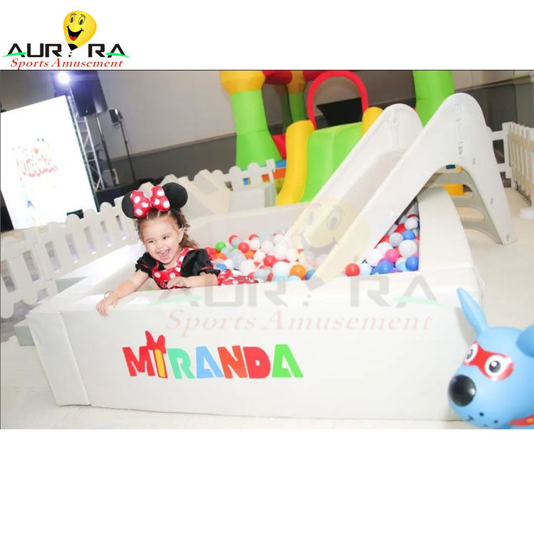 Multi Color Inflatable Soft Play Equipment Indoor Kids Ball Pit Toy Customized