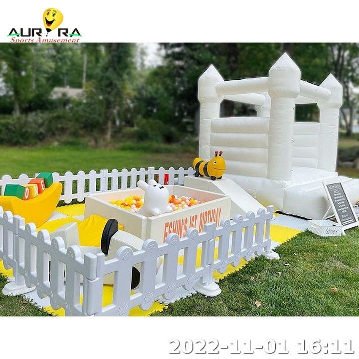 Soft Play Fence For Kids Eco Friendly Indoor Family Play Center With Ball Pool Pit