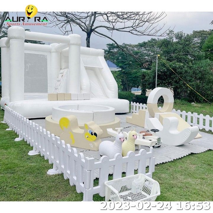 Soft Play Fence For Kids Eco Friendly Indoor Family Play Center With Ball Pool Pit