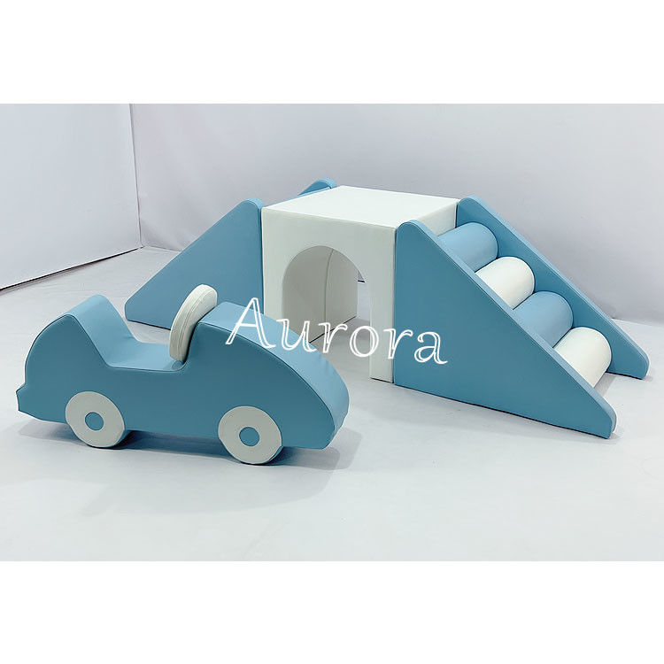 Customized Kids Play Blue Soft Ball Pit Indoor Soft Play Equipment Digitial Printing