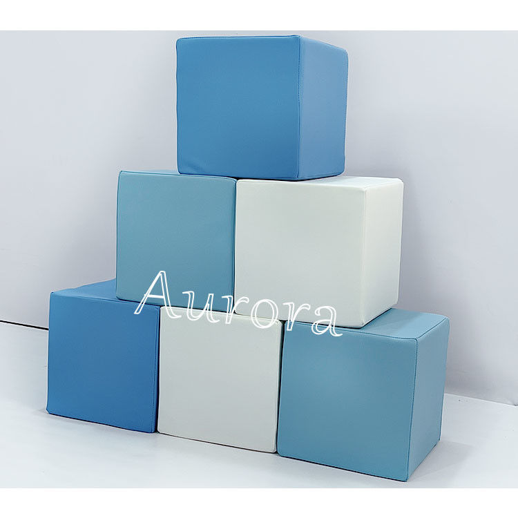 Customized Kids Play Blue Soft Ball Pit Indoor Soft Play Equipment Digitial Printing