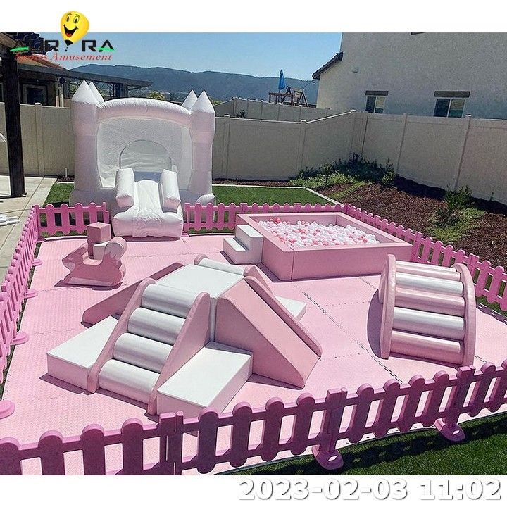 Toddler Inflatable Soft Play Equipment Indoor Outdoor Playground Climber Ball Pit Party Rental