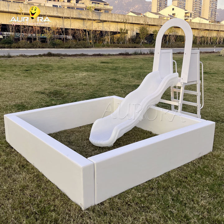 Wood Frame Inflatable Soft Play Equipment Kids Sets Bubble Dome Bouncy Castle Bouncer White