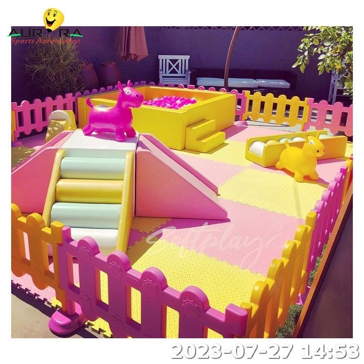 Factory Price Soft Play Merry Go Round For Kids Soft Play Equipment Set
