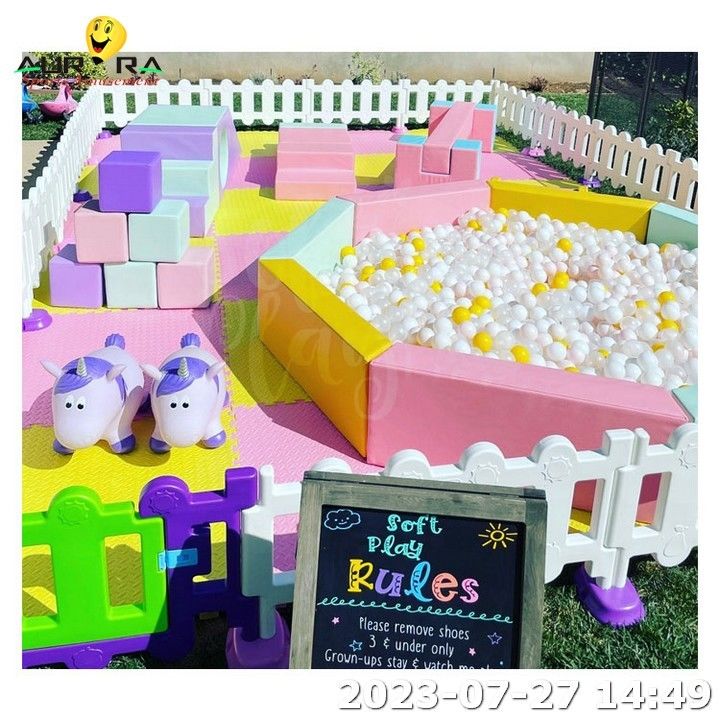Factory Price Soft Play Merry Go Round For Kids Soft Play Equipment Set