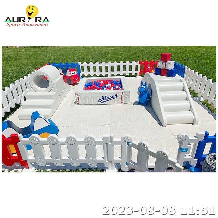 Soft Play Equipment Slide Indoor Soft Play For Kids Soft Play Set Equipment Brown