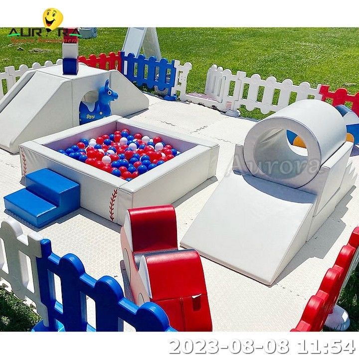 Soft Play Equipment Slide Indoor Soft Play For Kids Soft Play Set Equipment Brown