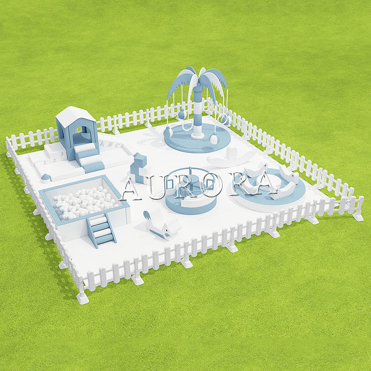 Real Soft Play Equipment Soft Play Purple Pink Foam Indoor Soft Play Fence
