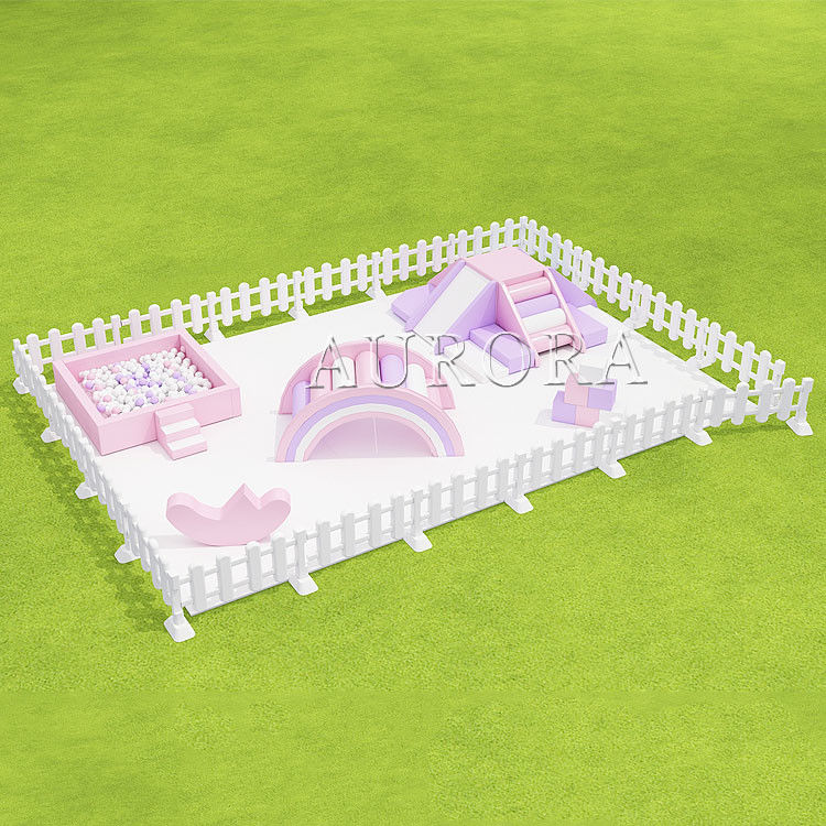 Soft Play Equipment Farm Indoor White And Green Soft Play Sets Mats And Fences