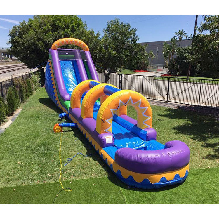 40ft Long Giant Slides Safe Inflatable Slip N Slide Jumbo Aqua Slide Water Slide