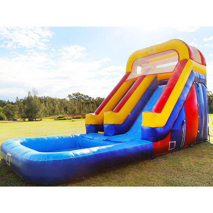 Inflatable Toys Accessories Water Slides 22'H Purple Crush Inflatable Water Slide Slip