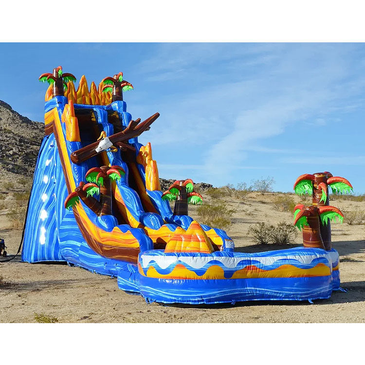 Water Slides Inflatable For Kids And Adults Customized Inflatable Toboggan Water Slide Pool
