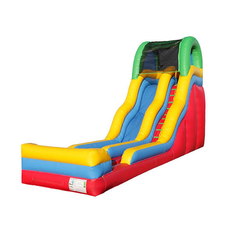 Outdoor Water Slide Jumper Inflatable Bouncer Hous Blue Tree Slides For Sale