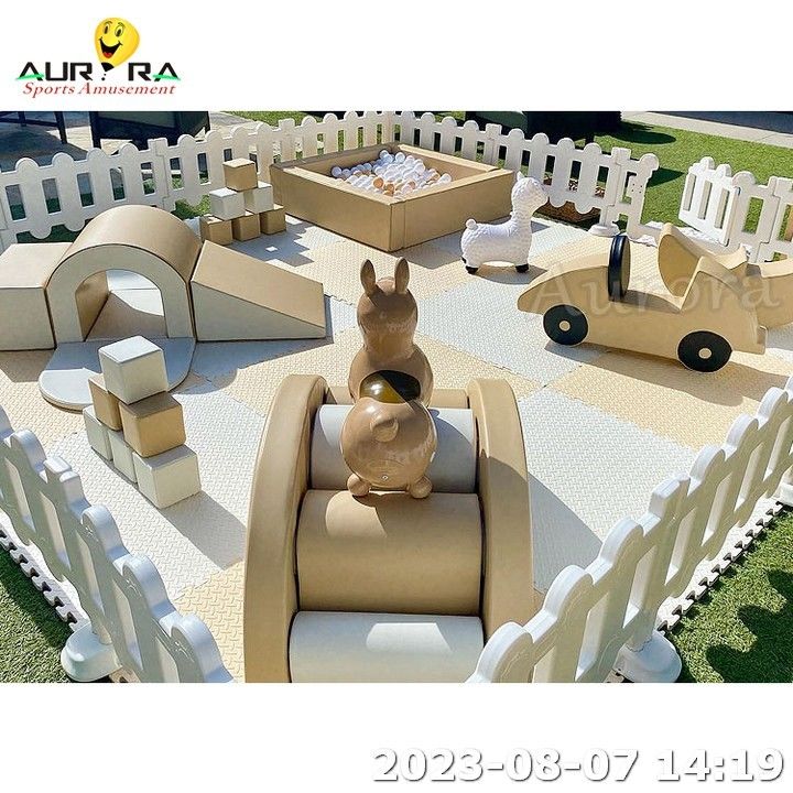 Soft Play Indoor Soft Play Equipment For Sale White With Inflatable Bounce House