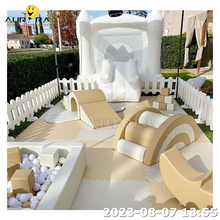 Colorful Soft Play Equipment Customized Climbing Mat And Ball Pit Outdoor