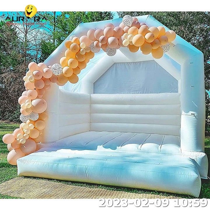 Color Party Bounce House For Kids Inflatable Wedding Bounce Castle Jumping Bouncer