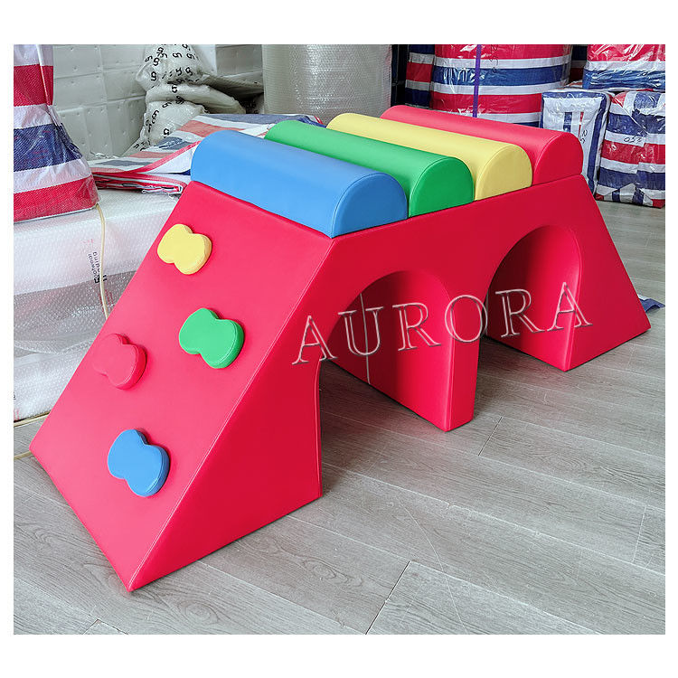 Soft Play Rental Equipment Soft Climbing Slide Play Colorful Foam Blocks Set