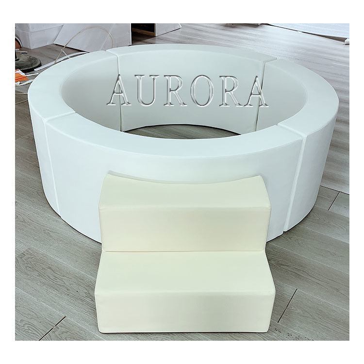Soft Play Set Equipment Outdoor White With Nude Color Package Set For Kids