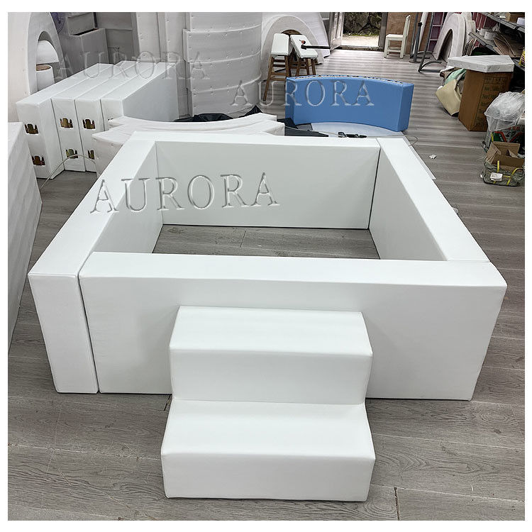 White And Black Soft Play Ball Pit Soft Play Sets For Indoor Kids Playground